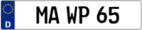 Truck License Plate